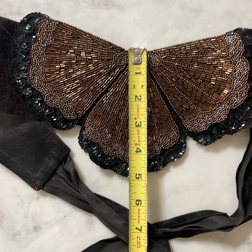 Salena’s Collection Suede Beaded Belt - Picture 7 of 8